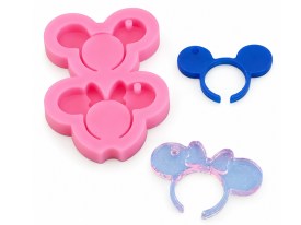 Molde silicona vinchas mickey chicas